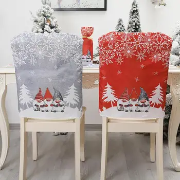 De alta Qualidade (Não-tecido de Natal Cadeira de Volta Tampa Decorativa Cadeira de Jantar de Capa Decoração de Natal Capas 2