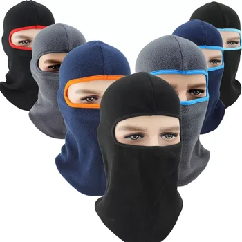 Inverno de Lã Térmico de Lã de Balaclava Máscara facial para Mulheres Tampa Quente da Motocicleta Bicicleta Esportes de Esqui, Ciclismo Chapéu Unisex 1