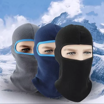 Inverno de Lã Térmico de Lã de Balaclava Máscara facial para Mulheres Tampa Quente da Motocicleta Bicicleta Esportes de Esqui, Ciclismo Chapéu Unisex 2