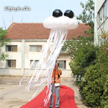 Desfile de Desempenho Adereços Removível Andando de Fantoches Personalizados Artificial Inflável da água-viva Balão para o Evento ao ar livre 1