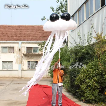 Desfile de Desempenho Adereços Removível Andando de Fantoches Personalizados Artificial Inflável da água-viva Balão para o Evento ao ar livre 2