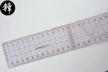 Multifunções classificação polegadas régua de 50cm régua métrica, régua de tomada de roupas exemplo de pé placa 1