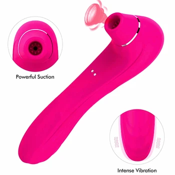 Chupando O Ponto G Vibrador Brinquedos Sexuais Para A Mulher Adulta Buceta Clítoris Otário Mamilo Estimulador De Clitóris Vibrador Na Vagina Massagem Masturbador 1
