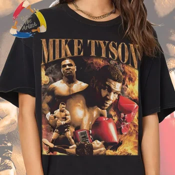 Mike Tyson 90 Camisa Vintage, Vintage Mike Tyson tee Gráfico, Iron Mike Tyson, Camisa de Presente para Fã 2