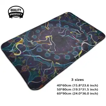 O Lsd Mandala 3D Bens de consumo Mat Tapete Carpete Almofada do Pé Mrn Mrnstudios Neonouveau Arte Abstrata Sazonal Arte Mandala Abstraídos 1