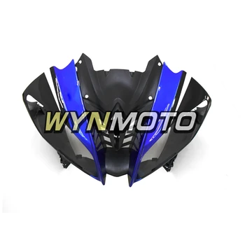 ABS, Injeção de Plástico Carenagem da Yamaha YZF R6 Ano 2008 - 2015 08-15 2016 16 Moto Carenagem Integral Kit Azul Royal, Preto 2