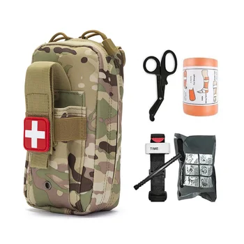 Tática Kit de Primeiros Socorros Médicos Militares Bolsa de EMT equipamento de Campismo Molle Para o Trauma Torniquete Curativo de Emergência, equipamentos de Sobrevivência 1