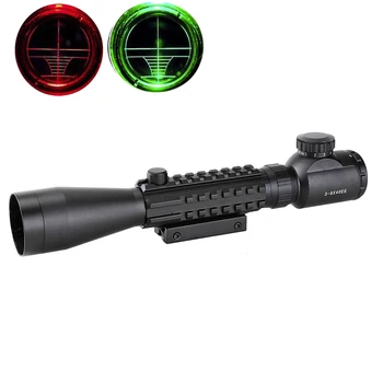 Caça Riflescope Óptica 3-9x40 Óptica Iluminada Visão com o objetivo de Dispositivo Rifle Âmbito AR15 AR10 .223/.308