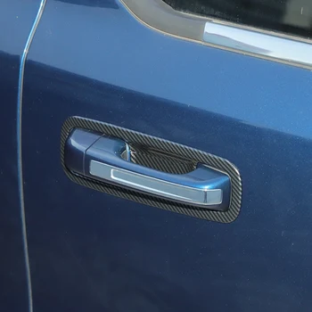 A Porta do carro Pegue a Alça Tigela Decoração de Capa de Guarnição Adesivos Para Dodge RAM 2018-2022 Acessórios do Exterior ,ABS 2