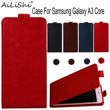 AiLiShi Case Para Samsung Galaxy A3 Núcleo De Luxo Flip Top Qualidade Estojo De Couro Exclusivo De 100% Telefone Capa Protetora De Pele+Acompanhamento 1