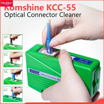 Fibra óptica Conector mais limpo KCC-55 Fibra Conector de Limpeza de Caixa da Cassete de 500 Vezes a Cassete de Limpeza 1