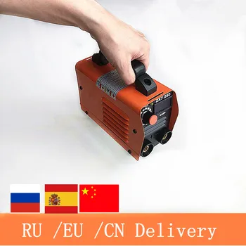 RU UE Entrega 220V Máquina de Soldadura Compacto Mini MMA do Soldador do Inversor de solda semi-automática 1