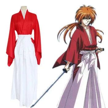 Anime Rurouni Kenshin Trajes Cosplay Kenshin Himura Cosplay Traje Swordwear Quimono De Halloween Festa De Carnaval Jogo De Fantasia 1
