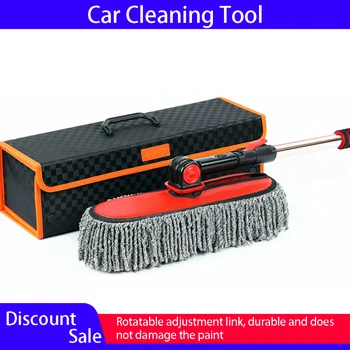 Retrátil lavagem de carro escova de produtos de Limpeza para Automóveis Telescópica do pára-brisa de Ferramentas de Limpeza de Vidro de Lavar Escova de Lavar Vara de Auto Acessórios 1