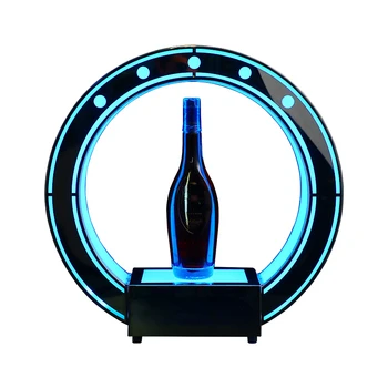 Personalizado da Barra Luminosa do Vinho Base Criativa rodada de Champanhe da Bandeja de KTV, Bar de Vinhos do Suporte de exposição do Aço Inoxidável da Base de dados de Vinho Estrangeiro 1