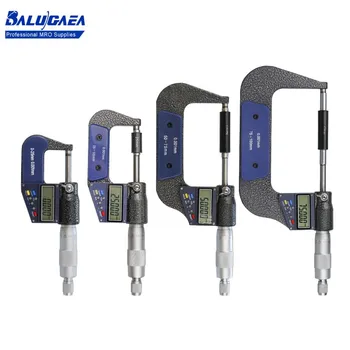 Digital Mircometer 0-25/50/75/100mm Precisão de 0,001 mm Paquímetro Digital para Fora Diâmetro da Ferramenta de Medição de Fora Mircometer 1