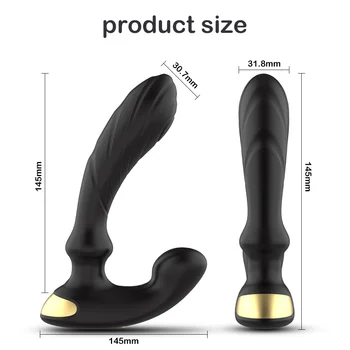 Vibrador Anal Para Homens Massageador De Próstata Plug Anal Em Silicone Remoto Masturbadores Mulheres Vagina Estimulador Os Brinquedos Sexuais Para Homens 2