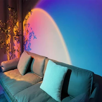 2021 NOVO Projetor Atmosfera da Noite do Diodo emissor de Luz para a Home do Fundo da Sala Decoração de Parede Colorido Lâmpada da Noite 2