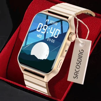 2022 Novo Smart Watch Homens de Chamada Bluetooth Monitor de frequência Cardíaca de Fitness Mulheres Relógios Smartwatch Para IOS Android Personalizado Cara de Relógio 1