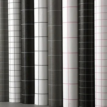 Venda quente Moderna Sala de estar Rolo de papel de Parede Quarto Texturas PVC Papel de Parede de Sala de Jantar do Hotel Listrado Papéis de parede de 3m 5m 10m 2