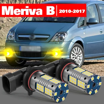 Para Opel Meriva B 2010-2017 Acessórios 2pcs DIODO emissor de Luz de Neblina 2011 2012 2013 2014 2015 2016 1