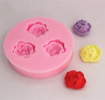 1,8 cm flor (028) Fondant Molde de Silicone de Açúcar mini molde de Artesanato Moldes DIY Decoração do Bolo 2