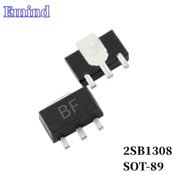 100Pcs 2SB1308 Transistor SMD Pegada SOT-89 Serigrafia BF Tipo PNP 20V/5A Bipolar Amplificador de Transistor 1