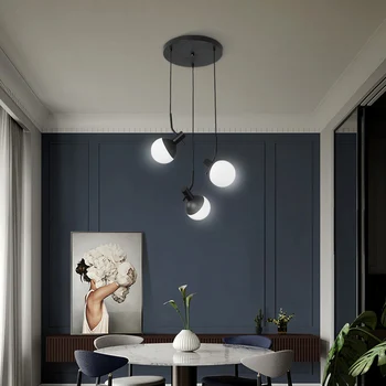 Moderno candeeiro de tecto simples estudo barra de Luz Led dispositivos Elétricos de personalidade loja de roupas três-chefe de decoração de casa restaurante da lâmpada 2