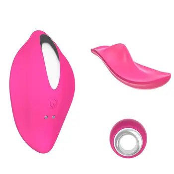Remoto sem Cueca Calcinha de Borboleta, Vibrador de Vibração Calcinha Feminina Masturbação Estimulador de Clítoris Brinquedos Sexuais para as Mulheres de cor-de-rosa