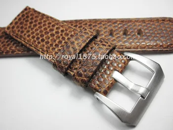 2020 nova de alta qualidade de pele de Lagarto Artesanal 22mm Pulseira Vintage Pulseira de Couro Genuíno pulseiras de Relógio para man assistir 2