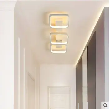 LED moderna e minimalista corredor de luzes do hall de entrada luzes da varanda varanda, corredor de luzes Nórdicas criativo tira a lâmpada do teto 1