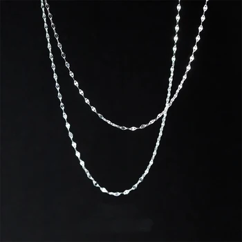 novo clássico de cristal cadeia gargantilhas colar para mulheres redonda de metal prateado de multi camadas correntes colares de jóias de moda presentes venda \ Jóias & Acessórios > Hop-on-tours.pt 11