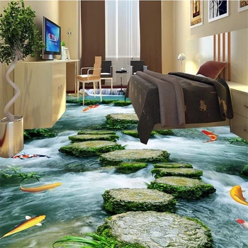 papel de parede Personalizado em carpete pintura 3d telha de assoalho de pintura de ardósia caminho wc, casa de banho 3D sala de estar, quarto, shopping chão mural 1