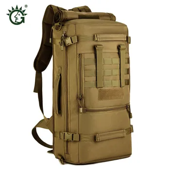 nylon militar impermeável, mochila, saco de 50 l multifuncionais lazer de moda do caderno de aeronaves mochila de marca melhor mochila masculina 1