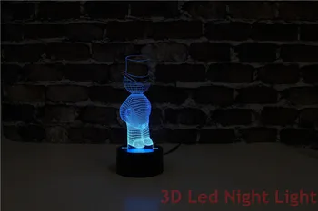 Frete grátis Sala de Exibições 3D da Noite do Diodo emissor de Luz da Base de dados com CE e UL Certificado YJM-2891 2