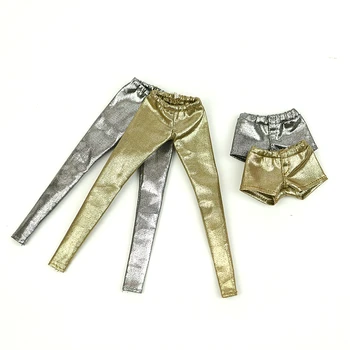 De ouro ou de Prata, Calças de Shorts / Boneca Acessórios Download Roupas de Roupa Para 1/6 Barbie XINYI FR Boneca, Bebê, Brinquedos para Meninas 2