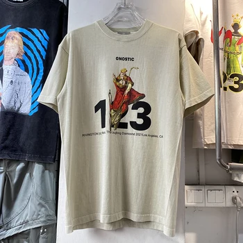 2022ss T-Shirt Homens Mulheres Melhor Qualidade de Tecido Pesado, Moda Casual Superior Tees T-shirt venda \ Topos & Tees > Hop-on-tours.pt 11