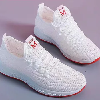 2021 Outono de Sapatos para as Mulheres de Senhoras Running Shoes Respirável, Leve e Confortável sapatilha branca tenis femmes Tênis Mulheres 2