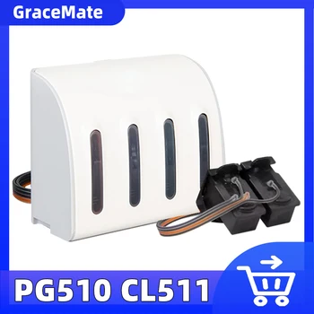GraceMate Compatível para Canon PG510 CL511 CISS em Massa Cartucho de Tinta Para MP240 MP250 MP260 MP280 MP480 MP490 IP2700 MP499 Impressora 1